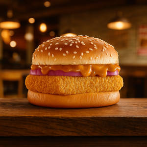Veg Makhani Brust Burger