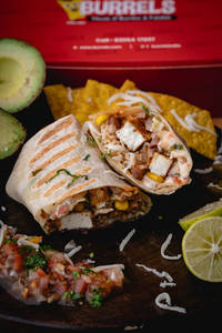 Crunchy Mushroom Chipotle Burrito