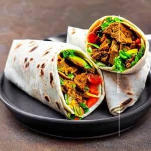 Veg Mutton Shawarma Wrap