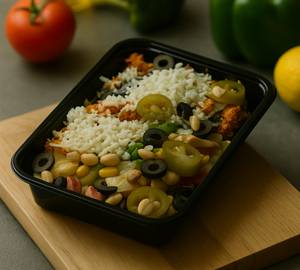Gourmet Cheesey Chicken Keema Chipotle Salad