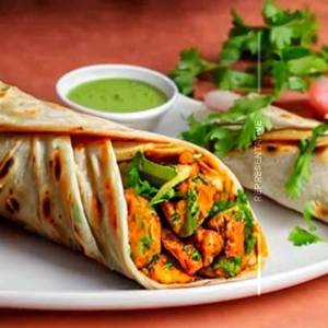 Double Laziz Chicken Roll
