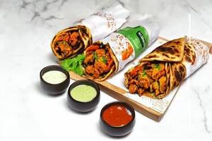 Double Chicken Kathi Roll