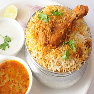 Chicken Dum Biryani Single