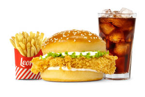 Chicken Strip Burger Meal