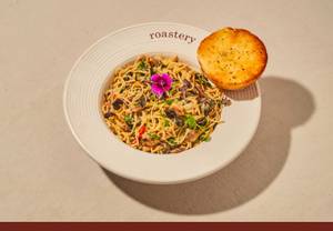 Spaghetti Mushroom Aglio E Olio