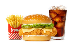 Chili Cheese Chicken Fillet Burger Meal