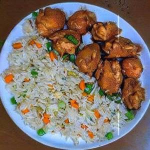 Egg Chicken Fried Rice