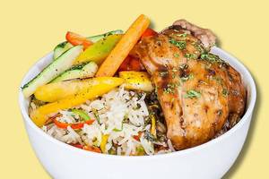 Roast Chicken in Steakhouse Sauce