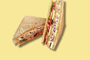 Rainbow Club Whole Wheat Sandwich