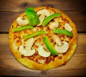Capsicum And Mushroom Pizza [7 Inch]