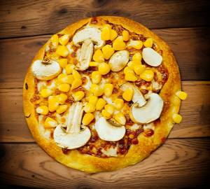 Corn And Mushroom Pizza [7 Inch]