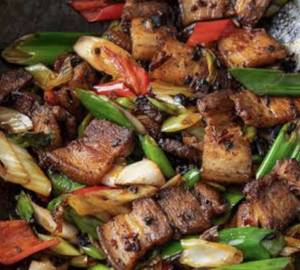 Double Fried Chilly Roast Pork [Signature Dish!!]
