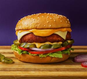 Cheesy Jalapeno Paneer Corn Burger [Regular]