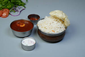 Ghee Rice With Egg Roast