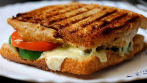 Samosa Cheese Grilled Sandwich