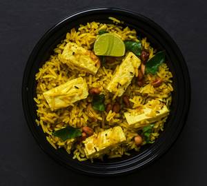 Lemon Rice with Grilled Paneer