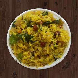 Mango Rice with Papad