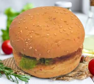 Crispy chicken cheese burger
