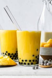 Crushed Mango Boba