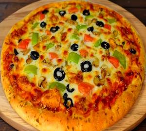 Flower paneer pizza