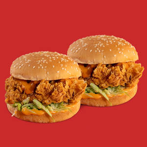 2 Crispy Chicken Burgers