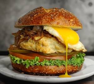 Egg Chicken Cheese Burger
