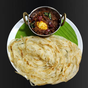 Single Egg Roast With 2 Kerala Porotta