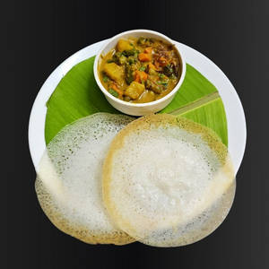 Mix Veg Curry With 2 Appam