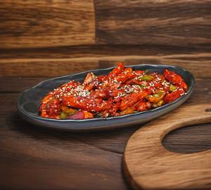 Honey Chilli Potato [Serves 1]