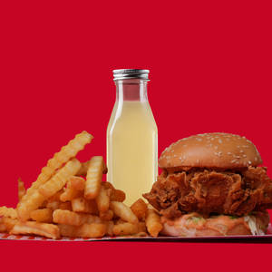 Crispy Chicken Burger Meal