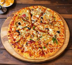 Bbq paneer pizza