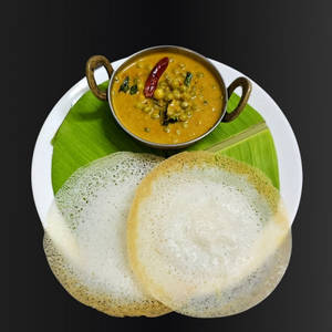 Green Peas Curry With 2 Appam