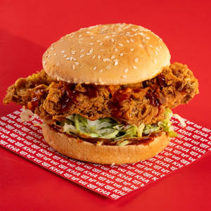 Korean Fried Chicken Burger