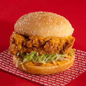 Hot N Cheesy Chicken Burger