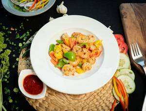 Prawns Chilli Dry Fry