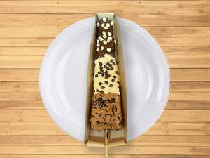 Triple chocolate lolly waffle
