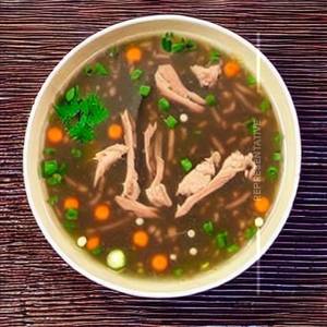 Chicken lung fung soup                                            