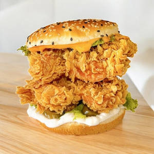 Double Chicken Zinger Burger