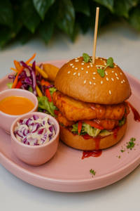 Spicy Paneer Burger