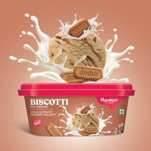 Biscotti Ice Cream Tub(750 ML)