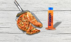 Veg - Non Veg Loaded Calizza (Free Cooler)