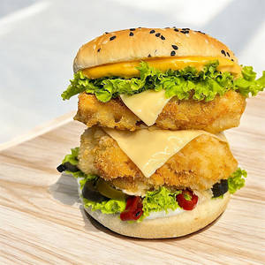 All American Chicken Rock Burger