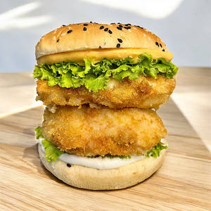 Chicken Rock Big Foot Burger(double Patty)