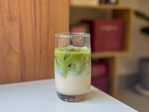 Iced Vanilla Matcha Latte
