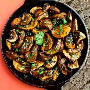 Mushroom Garlic Fry