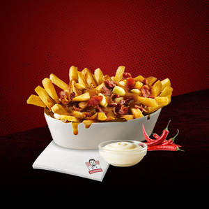 Fully Loaded Veg Fries Platter.