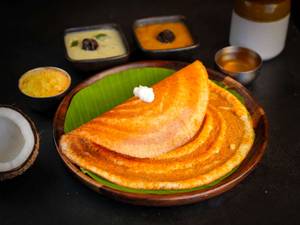 Jain Ghee Soaked Podi Dosa