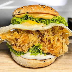 Peri Peri Egg Chick Fillet Burger