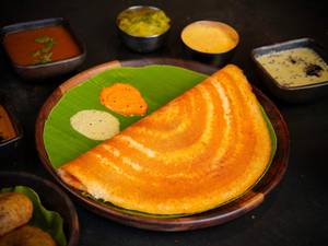 Ghee Soaked Podi Dosa