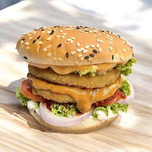 Veggie Double Makhni Burger